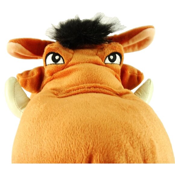 Disney Parks Pumbaa Plush Stuffed Animal with Bugs 14” Lion King Toy - Picture 9 of 12